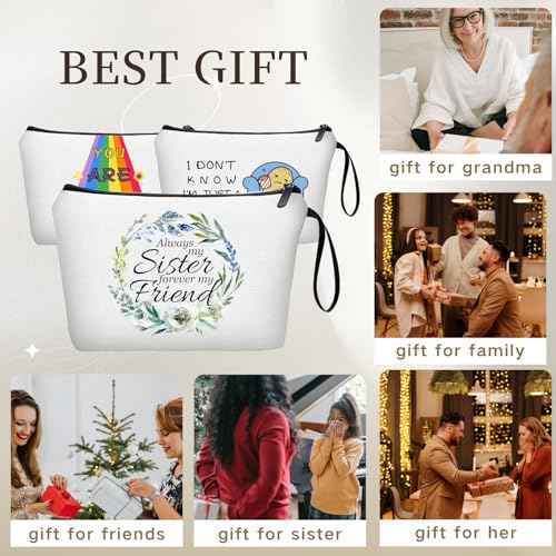 Sisters Gifts,Gift for Sisters from Sister,Gifts for Your Sister,Women Makeup Bag,Gifts for Sister Adult,Gifts for Little Sister,Funny Gifts for Sister,Big Sister Gift,Sister Birthday Gift