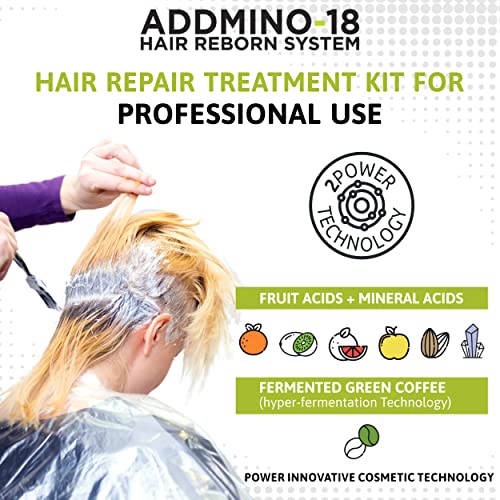 Hair Repair Treatment Kit - Hair Shampoo, Mask, Leave in Conditioner, Hair Elixir, and Apron 5pc Set