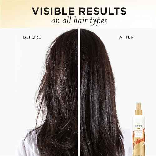 Pantene Conditioning Detangler Spray, Pro-V Repair & Protect, Nutrient Boost for Damaged Hair, Antioxidant Enriched, Leave-In Conditioner, Smooth & Shine, Sulfate-Free, 8.5 Fl Oz, 3 Pack