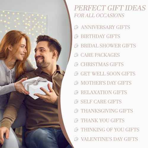 Spa Gifts for Women Bath and Body Gift Basket Christmas Gifts Coconut Lavender Home Spa Set Self Care Gift for Mom Sister Her Wife Birthday Gifts Spa Kit Care Package Thank You Gift