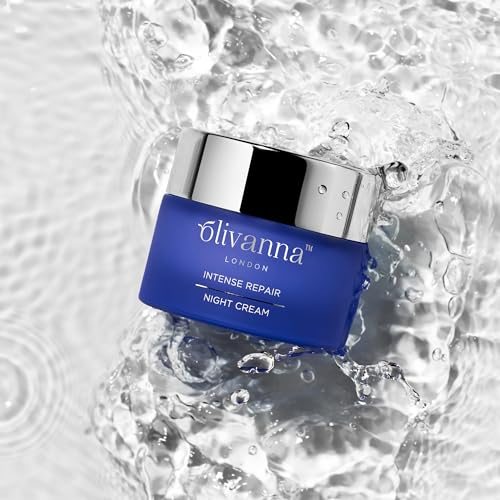Intense Repair Night Cream - Face Moisturizer - Enriched with Natural Ceramides, Hyaluronic Acid, and Omega-Rich Seed Oils - 1.6 oz