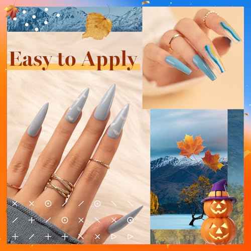 Beetles Fall Gel Nail Polish Set - 20 Colors Yellow Orange Burgundy Red Brown Black Green Gel Nail Polish Kit with Glossy Matte Gel Top Base Coat Soak Off Uv Manicure Gift for Women