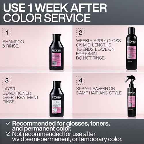 Redken Acidic Color Gloss Heat Protection Leave-In Treatment Spray