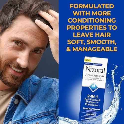 Nizoral 2-in-1 Anti Dandruff Shampoo and Conditioner, 14 Fl Oz, 1% Ketoconazole