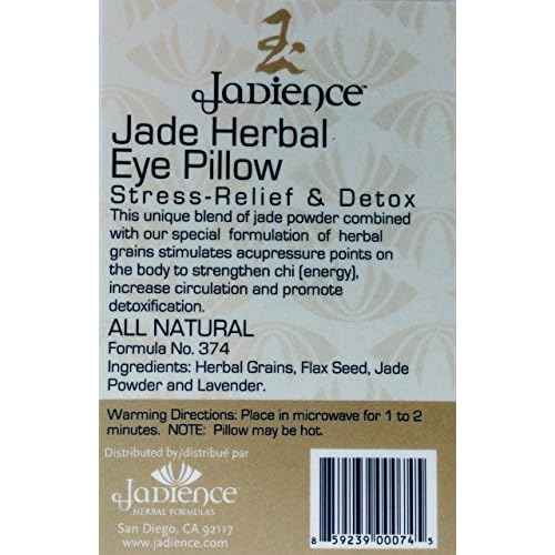 Jadience Lavender Eye Mask - Gold: Soothing Eye Pillow for Stress & Tired Eyes! | Perfect Yoga Eye Bag | Best Eye Mask for Migraines