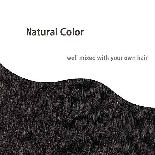 Sew In Hair Extensions Real Human Hair 8 Inch Weft Hair Extensions Full Head Double Weft SDD Burmese Bone Straight Hair Single Bundle for Women 100g Natural Color(Straight, 14inch)