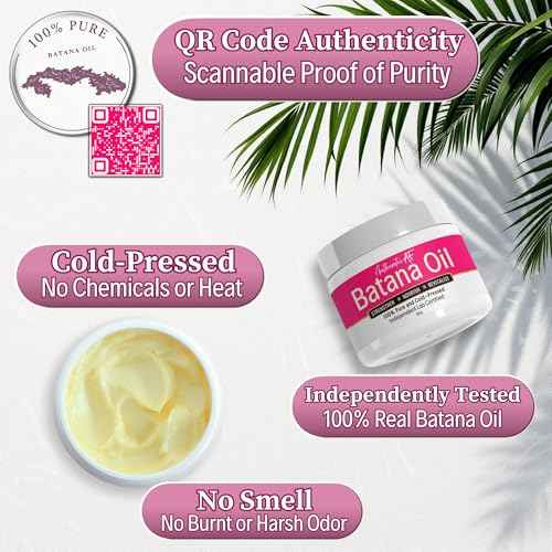 Dr. Sebi Batana Oil for Hair Growth, 100% Pure Raw & Unrefined from Honduras, Aceite de Batana Hair Growth Oil for 4C Hair - Edges, Scalp, Length