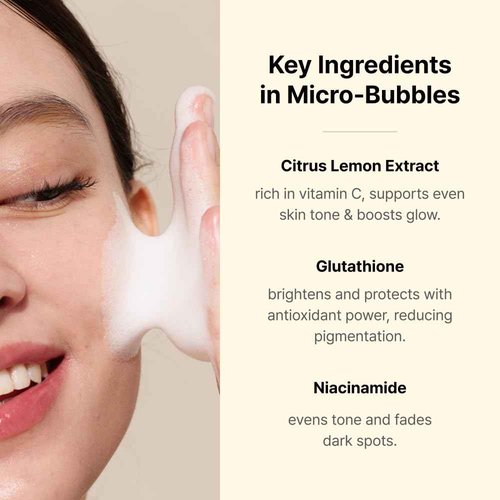 MENOKIN 30 Seconds Quick Bubble Mask [Lift&Bright], Korean Face Mask, Radiance-boosting, Easy to Use,Glass Skin, 3.21 fl.oz
