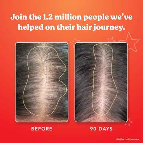 HAIRtamin Advanced Formula Hair Vitamins, Growth Supplement for Women & Men, Supports Stronger, Longer, Visibly Thicker Hair, With 5000 mcg Biotin, Vitamins & Antioxidants, 100% Vegan - 1 Month Supply
