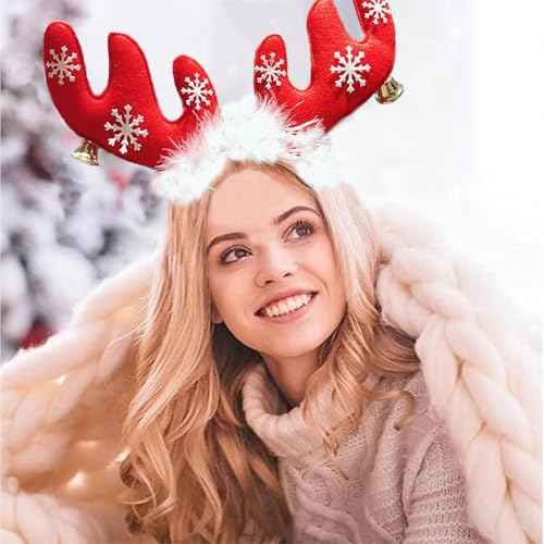 1 PCS Christmas Reindeer Antlers Headband Christmas Reindeer Ears Headband