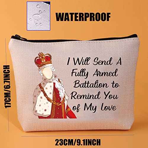 JYTAPP H Musical Makeup Bag H Musical Gift H Musical Fans Gift I Will Send A Fully Armed Battalion to Remind You of My Love Cosmetic Bag