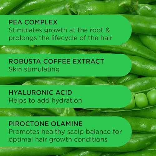 Noughty 97% Natural Get Set Grow Tonic, Leave in Treatment for Thicker and Fuller Looking Hair, 97% Natural, with Pea Complex and Hyaluronic Acid 75ml