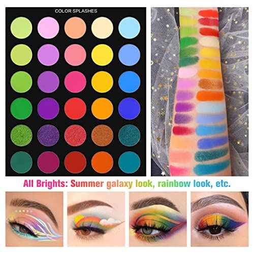 UCANBE Pretty All Set Eyeshadow Palette Pro 86 Colors Makeup Kit Matte Shimmer Eye Shadow Highlighters Contour Blush Powder All In One Makeup Pallet Holiday Christmas Valentine's Gift Set