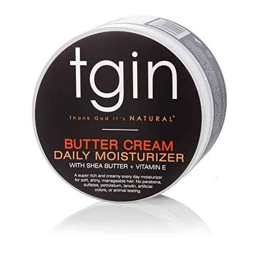 tgin Butter Cream Daily Moisturizer For Natural Hair - Dry Hair - Curly Hair - Travel Size - 2 Oz