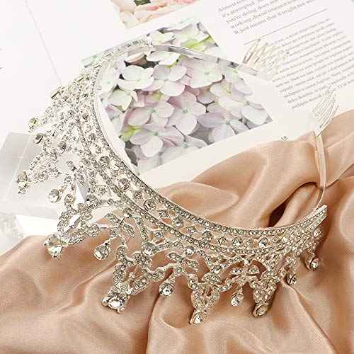 NODG Silver Tiaras and Crowns - Women's Hair Accessories for Wedding, Prom, Bridal Party, Halloween, Christmas