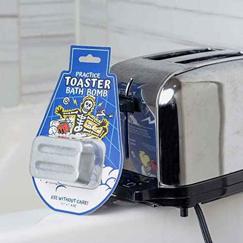Toaster Bath Bomb ? Funny Gag Gift for Adults, Hilarious Office Prank, White Elephant, Secret Santa, Stocking Stuffer for Men, Women, Teens, and Coworkers