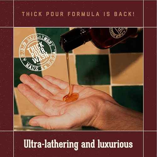 18.21 Man Made Original Absolute Mahogany 3-in-1 Body Wash, Shampoo, & Conditioner for Men, All Hair & Skin Types, Strengthens and Moisturizes in a Manly Aroma, 32oz