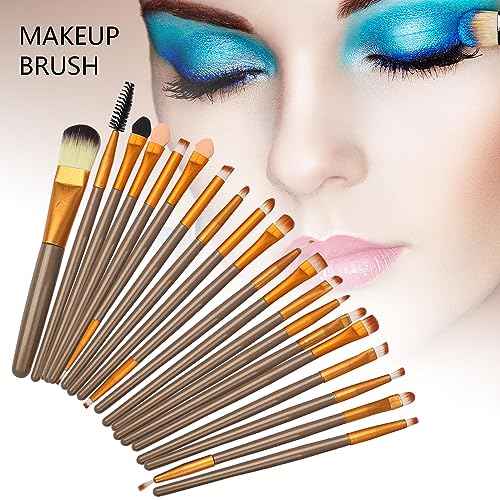 All in One Makeup Kit - 2X14 Eyeshadow Palette, Liquid Foundation, Eyeliner Pencils, Contouring Stick, 20pc Makeup Brushes (Pink)