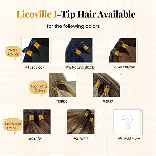 I Tip Human Hair Extension Platinum I Tips Real Hair Extensions for Women 50s 50g Keratin Cold Fusion Pre Bonded Itip Blonde Hair Extensions 22 Inch Silky Straight for Blonde Hair