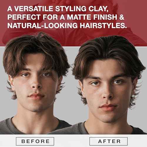 CRVFT Hair Clay 2oz | Medium Hold/Zero Shine Matte Finish | Add Volume & Texture | Ideal for Textured, Short & Medium Styles | Reworkable | [High Density] Clay Base, Stylist Approved [Unscented]