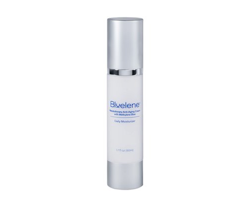 Bluelene Anti Aging Daily Moisturizer, Revolutionary Anti Wrinkle Face Cream with Methylene Blue (50ml) (1.7 Fl Oz). Suitable for Sensitive Skin.