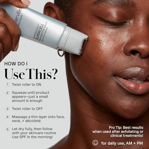 Kate Somerville KateCeuticals¢ç SuperCell ? Rejuvenation Peptide Serum to Repair Damaged Skin and Reduce Fine Lines and Wrinkles, 1 Fl Oz