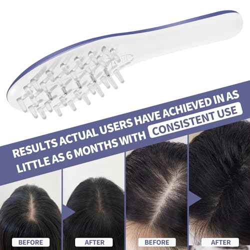 Laser Therapy Hair Growth Comb,Laser Hair Growth Device Electric Scalp Massager, Promote in Women and Men