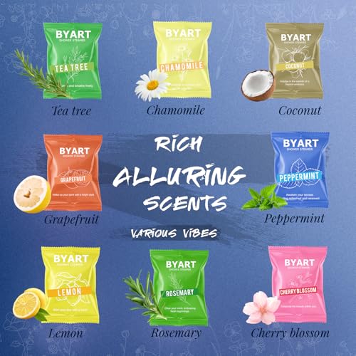 Shower Steamers Aromatherapy - Christmas Gifts for Women, 8 Pack Pure Essential Oil Shower Bombs for Home Spa, Stress Relief, Body&Soul Relaxing Bath Bombs, Stocking Stuffer for Girls, Blue