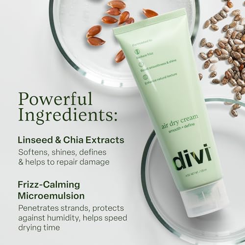 Divi Frizz Fighting Trio ? Includes Whipped Mask, Air Dry Cream & Leave-In Conditioner ? Deeply Hydrates, Smooths Frizz & Restores Shine for Soft, Healthy, Manageable Hair, 3 Piece Set