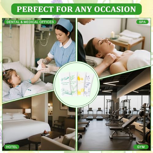 Moist Cotton Towel Bulk Moist Towelettes Individually Wrapped,White Towel Services,Refreshment Pre Moistened Towels for Dentist Travel Sport Party Hotel 240£¬Lavender,Green tea, Lemon and Cucumber