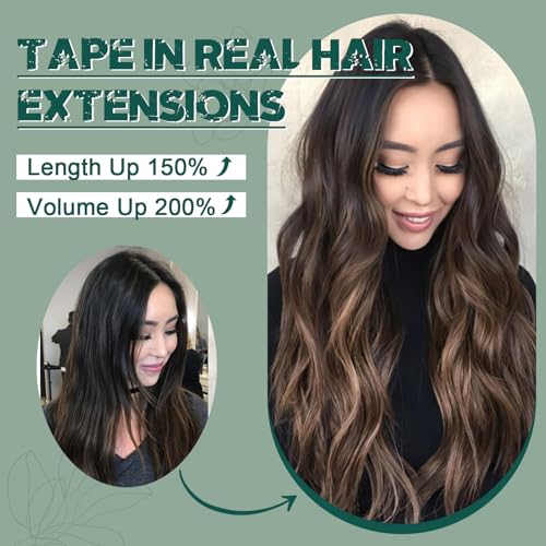 Benehair Remy Tape in Hair Extensions Human Hair Ash Blonde&Bleach Blonde Seamless Skin Weft Tape in Real Human Hair Extensions Straight Hair 20 Inch 50g #18P613 20 pcs