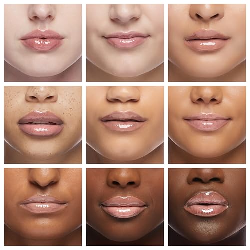 Maybelline Lifter Gloss, Hydrating Lip Gloss with Hyaluronic Acid, Ice, Pink Neutral, 0.18 Ounce