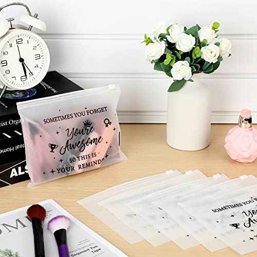 Sweetude 150 Pcs Cna Week Gifts Bulk 2025 Makeup Bags Bulk for Women EVA Christian Cosmetic Bag Thank You Gifts Teacher Nurse Appreciation Rainbow Inspirational Toiletry Pouch with Zipper(Simple)