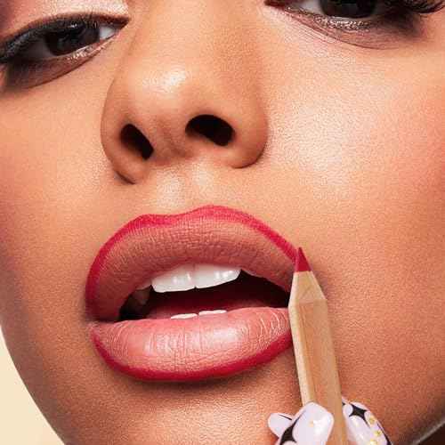 Lip Liner Set, 12Pcs Pure Natural Oak Brown Pink Red Series Lip Liners, Smooth and High Pigmented Lip Makeup Pencil