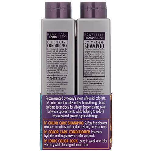 B3 Brazilian Bondbuilder Color Care Shampoo & Conditioner with Color Lock,28.75 fl oz.(3 Count)