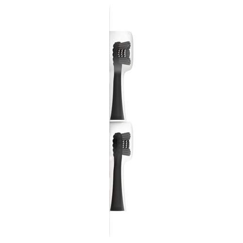 Colgate 360 Power Charcoal Toothbrush Heads | Soft Bristles | Rubber Polisher | For 360 Battery Toothbrush | Pack of 12