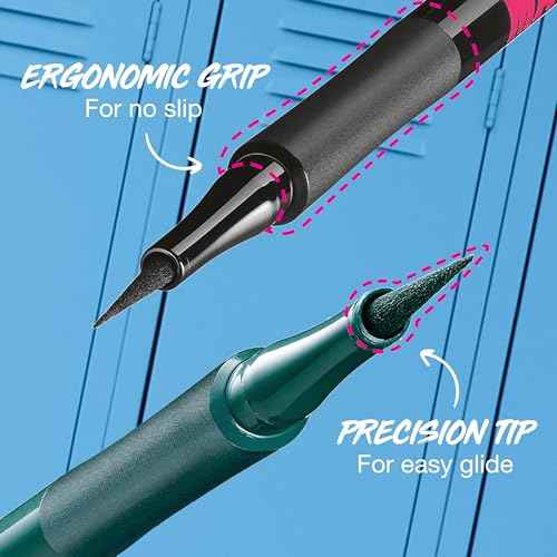 Maybelline Eyestudio Master Precise All Day Waterproof Liquid Eyeliner Makeup, Matte Black, 1 Count (Packaging May Vary)
