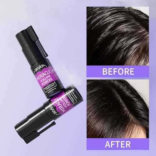 SEVICH Hair Styling Powder For Men & Women | Hair Powder For Instant Volume & Texture | No Greasy Residue | 360¡Æ Spray Design 0.14oz/4g