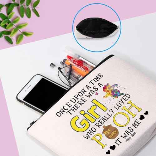GJTIM Movie Inspired Bear Travel Bag Bear Accessories Bear Zipper Pouch for Bear Lovers (Loved P)