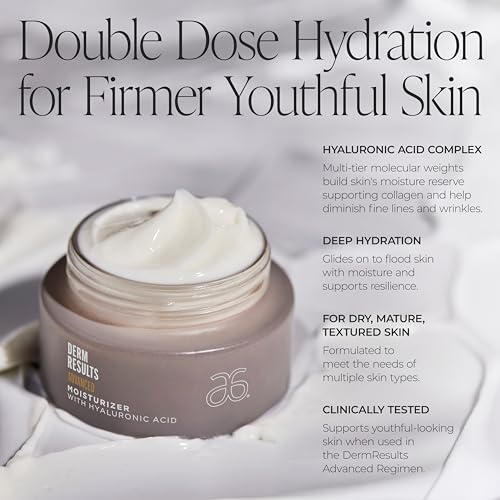 DermResults Advanced Face Moisturizer with Hyaluronic Acid ? Hydrating Facial Cream for Dry Skin ? Anti-Aging Daily Facial Moisturizer for Women & Men - 1.7 oz (50 ml)