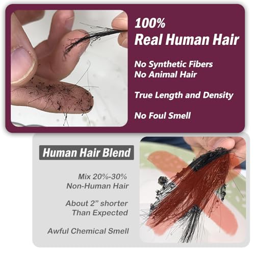 KRN Clip in, 136g 8 pcs Full And Thick Kinky Straight Hair Extensions Clip ins for Black Women 12A Natural Black Hair Extensions Clips in Human Hair with Clips Easy to Wear 22 Inch