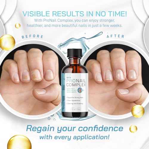 (2 Pack) Pronail Complex - Original Formula Toenail Treatment Pronail Complex Liquid Drops Premium Formula Extra Strength, Pro Nail Complex Oil Liquid Drop All Natural Support, 2 Bottles for 2 Months