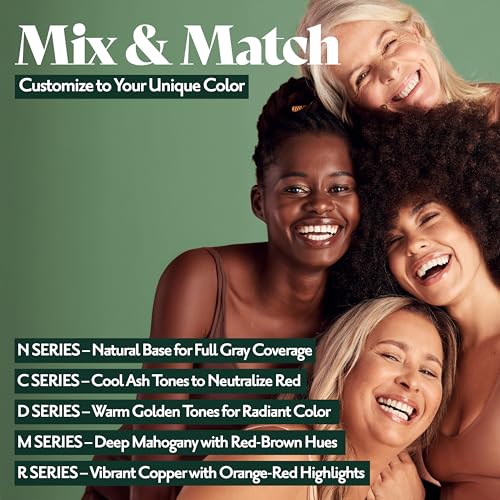 Herbatint Permanent Hair Dye - 8N Light Blonde - For Up To 100% Gray Coverage of Resistant Gray Hair - Ammonia-Free, Alcohol-Free & Vegan - Salon Influenced Hair Color 5.75 fl oz (4 Pack)