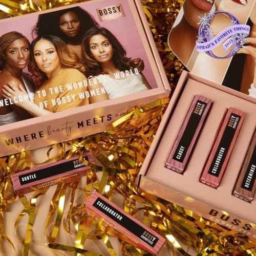 Bossy Cosmetics OPRAH'S FAVORITE THINGS 2023 Power Woman Essentials Liquid Lipstick (LUXE GIFT SET)