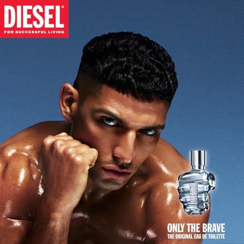 DIESEL Only The Brave - Fragrance Gift Set for Men - Includes Eau de Toilette 1.7 Fl Oz & Shower Gel 2.5 Fl Oz