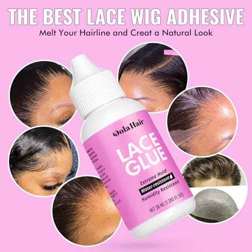 Dolahair Wig Glue Spray for Front Lace Wig Lace Melting Spray for Wigs Melting Spray Lace Bond Spray Lace Glue Kit Wig Install Kit