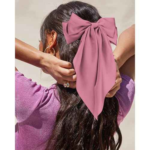 Canitor Hair Bows for Women Barrettes Clip Large Ribbon Cute Preppy Teenager Tween Teen Girl Gifts Trendy Stuff Aesthetic Coquette Fashion Hair Accessories