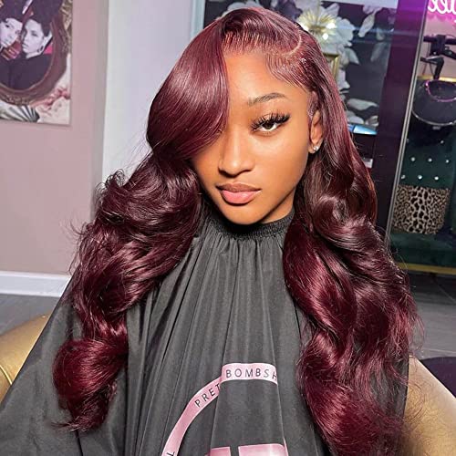 Remy Hair Body Wave Bundles - 99j Human Hair, 8A Grade Unprocessed Brazilian Virgin Hair, 26 Inch, For Black Women