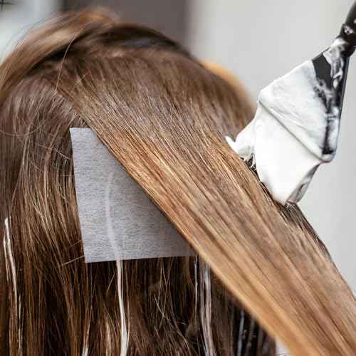 100pcs Perm End Papers, Breathable Hair Perm Wrapping Paper for Rollers, Thickened Disposable High Temp Resistant Curling Papers for Salon, Home Hair Styling