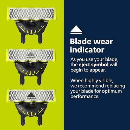Philips Norelco for Face + Body, Electric Beard Trimmer, Shaver and Groomer, 5in1 Adjustable Comb, 1x Body Kit, Model QP2834/70, Black/Lime Green